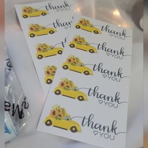 60 ct Sunflower stickers